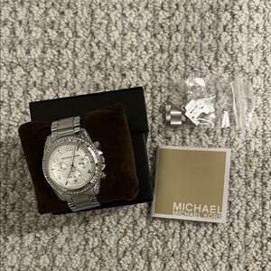 Michael Kors Women's MK-5165 Watch with Crystal Accents